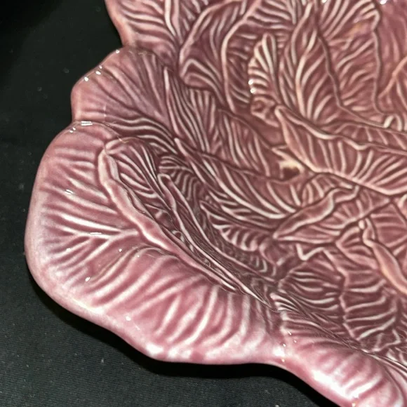 NWT John Derian For Target 12.25"x12.75" Cabbage Stoneware Serving Bowl Purple - Picture 6 of 9